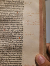 Load image into Gallery viewer, Opuscula, 1489. The Collected Short Works of Saint Augustine, Including his Famed Confessions and Meditations, all Rubricated, and Heavily Annotated Throughout
