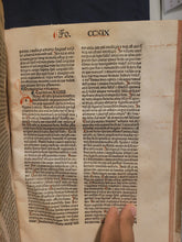 Load image into Gallery viewer, Opuscula, 1489. The Collected Short Works of Saint Augustine, Including his Famed Confessions and Meditations, all Rubricated, and Heavily Annotated Throughout