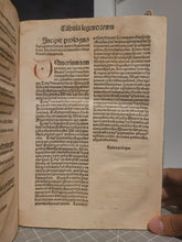 Load image into Gallery viewer, Legenda Aurea, 1496. Sparsely Annotated and Nicely Rubricated