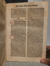 Load image into Gallery viewer, Legenda Aurea, 1496. Sparsely Annotated and Nicely Rubricated