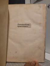 Load image into Gallery viewer, Sermones Thesauri Novi de Tempore, 1484. With a Beautiful, Ornate, Initial