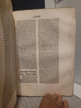 Load image into Gallery viewer, Sermones Thesauri Novi de Tempore, 1484. With a Beautiful, Ornate, Initial