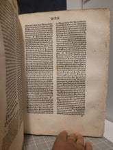 Load image into Gallery viewer, Sermones Thesauri Novi de Tempore, 1484. With a Beautiful, Ornate, Initial