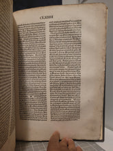 Load image into Gallery viewer, Sermones Thesauri Novi de Tempore, 1484. With a Beautiful, Ornate, Initial