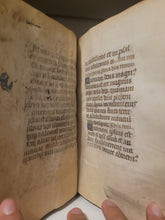 Load image into Gallery viewer, ***RESERVED*** Book of Hours, Circa 1450. Use of Paris, France. Illuminated Manuscript on Vellum, 11 Damaged Full-Page Miniatures with Full Borders, and Two Historiated Initials