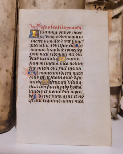 Two Leaves From a Book of Hours, Reserved for Client
