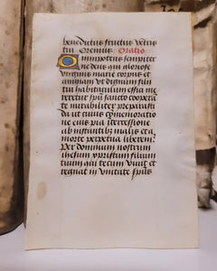 Two Leaves From a Book of Hours, Reserved for Client