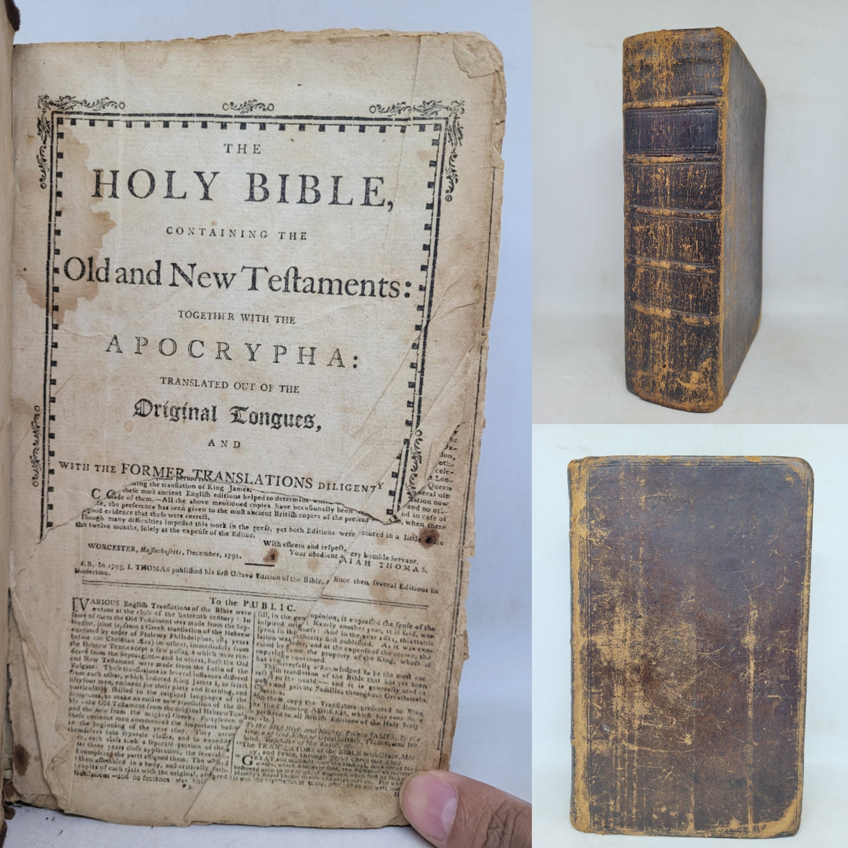 The Holy Bible, Containing the Old and New Testaments, Together