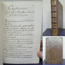 Load image into Gallery viewer, Conférences Spirituelles Touchant l'état d'Union, 18th Century. Manuscript on Paper Regarding Spiritualism