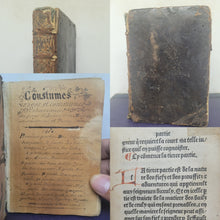 Load image into Gallery viewer, ***RESERVED*** Coutumes d'Anjou et du Maine, 1486. Extremely Scarce and Exceedingly Rare on the Market, Only 7 Copies Recorded on ISTC, at least 2 Imperfect