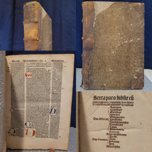 Load image into Gallery viewer, ***RESERVED*** Sexta Pars Biblie cu(m) glosa ordinaria & expositiõe lyre litteralo & morali, 1498