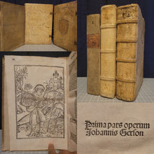 Load image into Gallery viewer, Opera. Prima, Secunda, Tercia Pars, and Inventarium, 1494. Complete works of Jean Gerson, with One Beautiful Ink Initial
