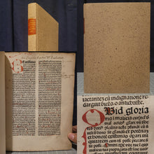 Load image into Gallery viewer, Expositio Super Toto Psalterio, 1482. Beautifully Rubricated with Magnificent Flourishes