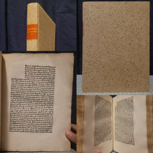 Load image into Gallery viewer, Quaestiones Evangeliorum de Tempore et de Sanctis, 1478. Volume 1 of 2. Wide Margined and Beautifully Rubricated