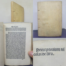 Load image into Gallery viewer, Praeceptorium, 1495(?). Unusually Rare Incunable Edition