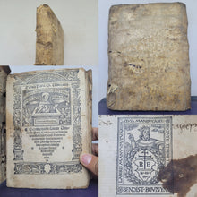 Load image into Gallery viewer, Sermonum Sancti Vincentij Pars Tertia Que de Sanctis Appellari Solet, 1525. Third and Final Volume. With Several Early Annotations and 13th Century Manuscript Binder’s Waste