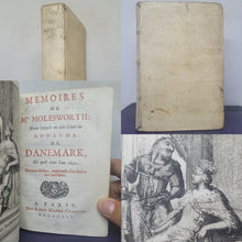 Load image into Gallery viewer, Memoires de Mr. Molesworth: dans lesquels on voit l'état du royaume de Danemark, tel qu'il étoit l'an 1692, 1697