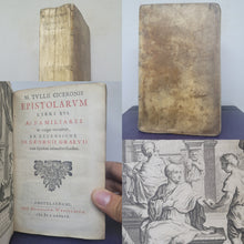 Load image into Gallery viewer, M. Tullii Ciceronis Epistolarum Libri XVI. ad familiares ut vulgo vocantur, 1689