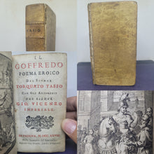 Load image into Gallery viewer, Il Goffredo: Poema Eroico del signor Torquato Tasso, 1728. Nicely Illustrated with 20 Copperplate Engravings