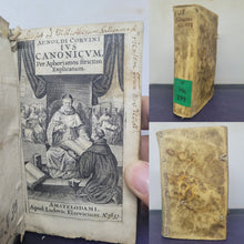 Load image into Gallery viewer, Arnoldi Corvini Jus Canonicum per aphorismos strictim explicatum, 1651
