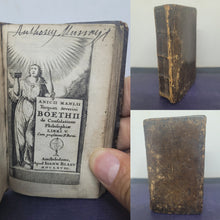 Load image into Gallery viewer, Anicii Manlii Torquati Severini Boethii De Consolatione Philosophiae libri V, 1668. Pocket Edition Consolation of Philosophy