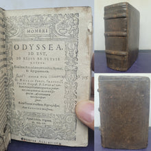 Load image into Gallery viewer, Homeri Odyssea, id est, De rebus ab Ulysse gestis, 1609. An Early Greek and Latin Odyssey with an Incunabular Endpaper