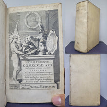 Load image into Gallery viewer, Publii Terentii Comoediae sex, post optimas editiones emendatae Accedunt, Aelii Donati commentarius integer. Cum selectis Guieti & variorum notis, multo auctioribus, quam antehac. Indices, tertia fere parte locupletiores, 1669