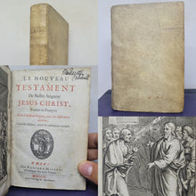 Load image into Gallery viewer, Le Nouveau Testament de Nostre Seigneur Jesus Christ, 1710. Volume I of II, with all 84 Engravings and 42 Plates of Both Volumes