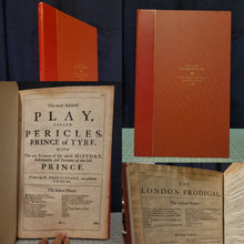 Load image into Gallery viewer, Pericles, and The London Prodigal, Two Plays Extracted from the Fourth Folio of Shakespeare, 1685. Beautifully Bound in Half Tooled Morocco Leather and Cloth