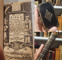 Load image into Gallery viewer, ***RESERVED*** The Holy Bible Containing the Old Testament, and the New: with notes, 1790. And 1658 Field Bible