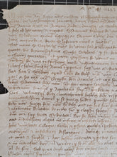 Load image into Gallery viewer, Medieval Charter. Manuscript on Parchment, January 21 1442. No 3