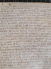 Load image into Gallery viewer, Medieval Charter. Manuscript on Parchment, January 7 1442. No 20