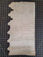 Load image into Gallery viewer, Medieval Charter. Manuscript on Parchment, January 14 1442. No 29