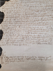 Medieval Charter. Manuscript on Parchment, January 14 1442. No 29