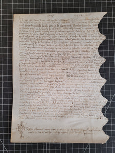 Medieval Charter. Manuscript on Parchment, January 20 1442. No 26