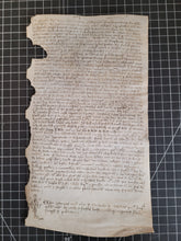 Load image into Gallery viewer, Medieval Charter. Manuscript on Parchment, January 7 1442. No 5