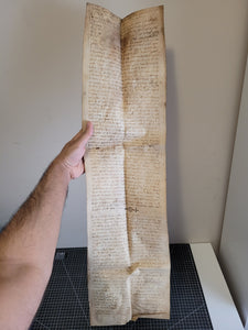 Medieval Charter. Manuscript on Parchment, 1314