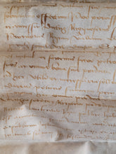 Load image into Gallery viewer, Medieval Charter. Manuscript on Parchment, 1497