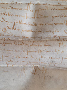 Medieval Charter. Manuscript on Parchment, 1497