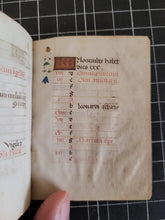 Load image into Gallery viewer, A Gathering of Eight Calendar Leaves from an Illuminated Book of Hours, Mid 15th Century