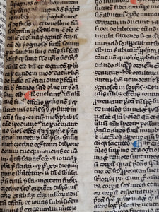 Two Leaves from Thomas Aquinas’ Summa Contra Gentiles, 14th Century