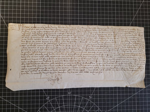 Medieval Charter. Manuscript on Parchment, 1467. #7175