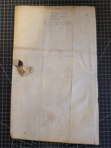 Medieval Charter. Manuscript on Parchment, 1482