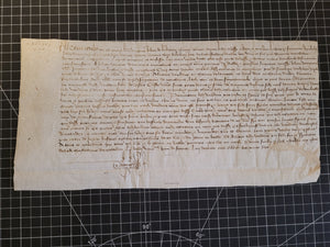 Medieval Charter. Manuscript on Parchment, 1467. #12/15