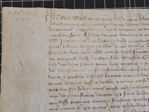 Medieval Charter. Manuscript on Parchment, 1467. #12/15