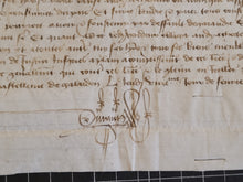 Load image into Gallery viewer, Medieval Charter. Manuscript on Parchment, 1467. #12/15