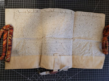 Load image into Gallery viewer, Renaissance Charter. Manuscript on Parchment, 16th Century