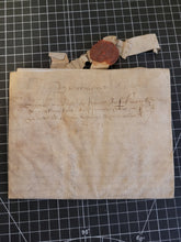 Load image into Gallery viewer, Renaissance Charter. Manuscript on Parchment, 16th Century
