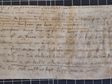 Load image into Gallery viewer, Medieval Charter of the 100 Years War. Manuscript on Parchment, May 20th 1407