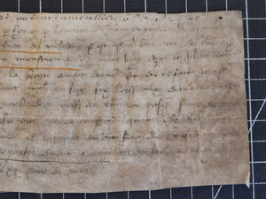 Medieval Charter of the 100 Years War. Manuscript on Parchment, May 20th 1407